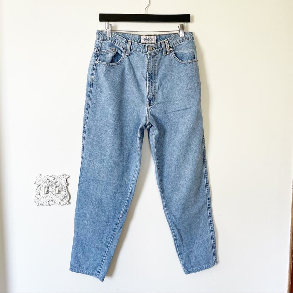 Sasson Jeans Light Blue High-Waist Mom Jeans